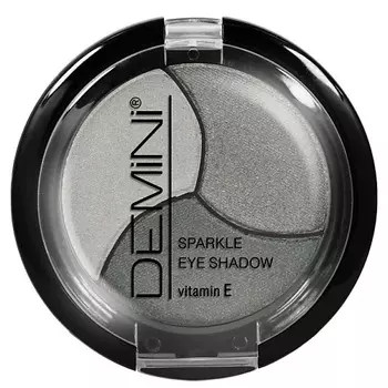 DEMINI Тени для век Sparkle Eye Shadow тройные с витамином Е