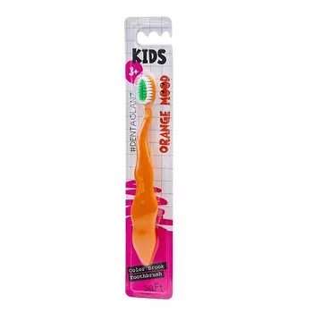 #DENTAGLANZ Детская зубная щетка Orange Mood Color Brook Toothbrush