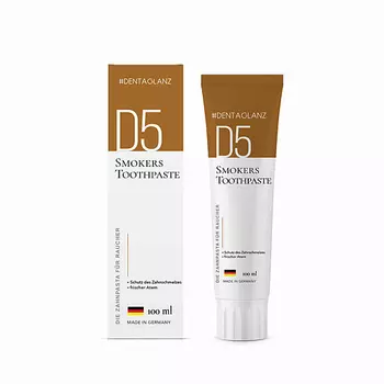 #DENTAGLANZ Зубная паста D5 Smokers Toothpaste