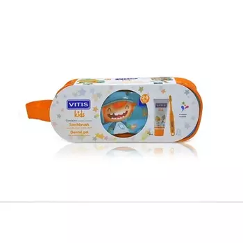 DENTAID Набор средств для ухода за полостью рта Vitis Kids Kit 3+ 1
