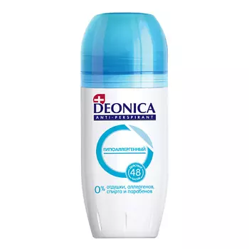 Deonica DEONICA Антиперспирант Гипоаллергенный (ролик) 50.0