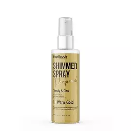 DEPILTOUCH PROFESSIONAL Спрей-шиммер парфюмированный для тела теплое золото Perfumed Shimmer Spray