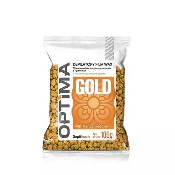DEPILTOUCH PROFESSIONAL Воск пленочный для депиляции в гранулах Optima Gold Depilatory Film Wax