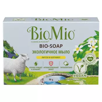 мыло BIOMIO Литсея и Бергамот 90г