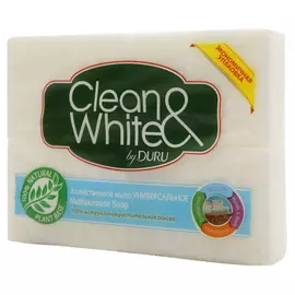 мыло хозяйственное DURU Clean&amp;White Универсальное 4шт 125г