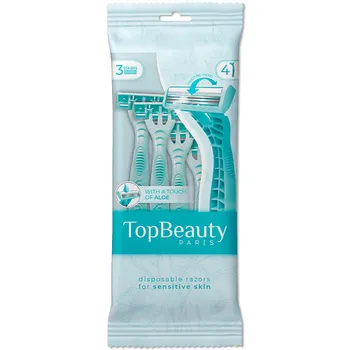 TOPBEAUTY Одноразовый станок, c 3 лезвиями 4.0
