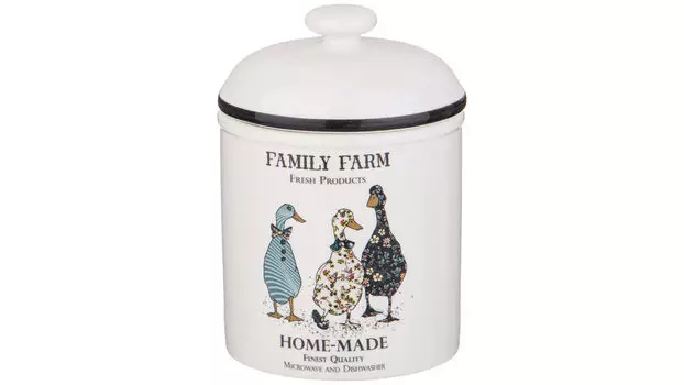 Банка для сыпучих продуктов Family Farm 0,85 л