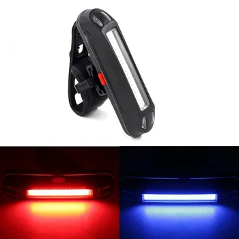 Ночной велосипедный задний фонарь для улицы, подсветка USB-зарядки, одиночный фонарь для горного велосипеда, светодиодный предупреждающий фонарь, задний фонарь для скутера Red Light красный