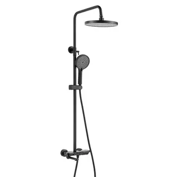 Душевая стойка Shevanik S4726H черная