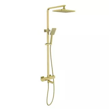 Душевая стойка Timo Tetra-thermo SX-0169/17 с термостатом, золото матовое