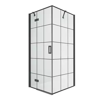 Душевое ограждение NEW TRENDY New Renoma Black D-0273A/D-0164B