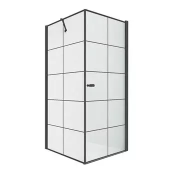 Душевое ограждение NEW TRENDY New Soleo Black D-0285A/D-0121B