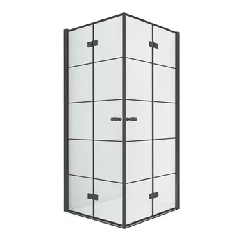 Душевое ограждение NEW TRENDY New Soleo Black D-0287A/D-0290A