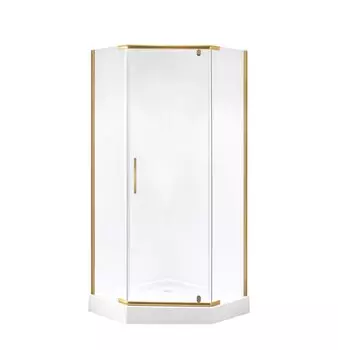 Душевое ограждение Niagara Nova NG-6434-08 GOLD 100x100x190