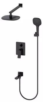 Душевая стойка Panta Walsall PT939006MB черный матовый