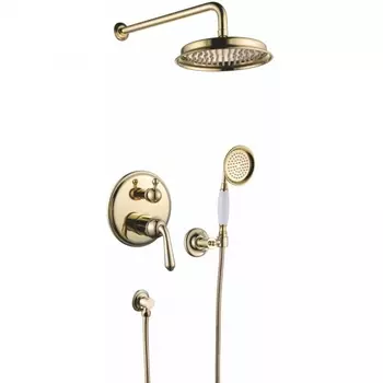 Душевая стойка Rose R0235E золото встраиваемая