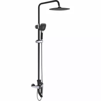 Душевая стойка Rose R1336H черная