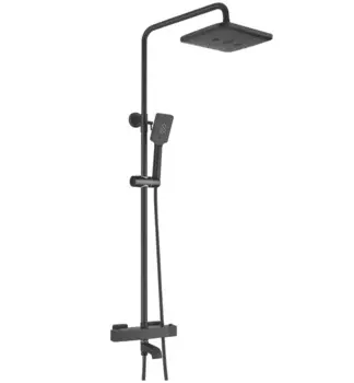 Душевая стойка Rose R3536H черная
