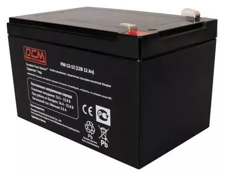 Батарея для ИБП Powercom PM-12-12, 12В, 12Ач