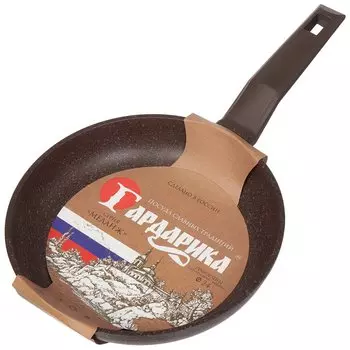 Сковорода алюминий, 24 см, антипригарное покрытие, Гардарика, Меланж, 0424-10