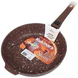 Сковорода алюминий, 28 см, антипригарное покрытие, Kukmara, Elite stone, с281ес, съемная ручка