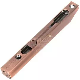 Шпингалет торцевой, ригель круглый, Apecs, 140 мм, FB-01-140-AC, 16287, медь