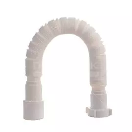 Гофра для сифона, 850 мм, 1" 1/2х40/50, полипропилен, с гайкой, Orio, АС-10131