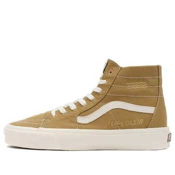 Кроссовки eco theory sk8-hi tapered sneakers yellow Vans, желтый