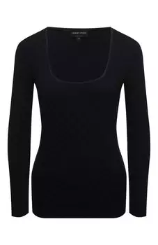 Лонгслив из вискозы и кашемира Giorgio Armani