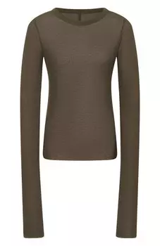 Лонгслив из вискозы и шелка Rick Owens