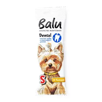 Balu Dental лакомство для собак мелких пород, жевательное, размер S - 36 г уход за полостью рта для взрослых с говядиной породы мелкого размера Беларусь 1 уп. х 1 шт. х 0.036 кг