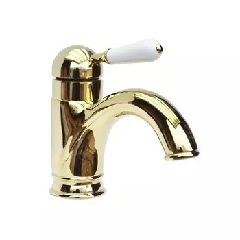 Смеситель для раковины Magliezza Bianco 50138-do золото