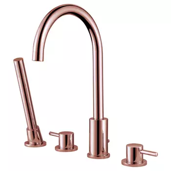 Смеситель для ванны Abber Wasser Kreis AF8113RG розовое золото