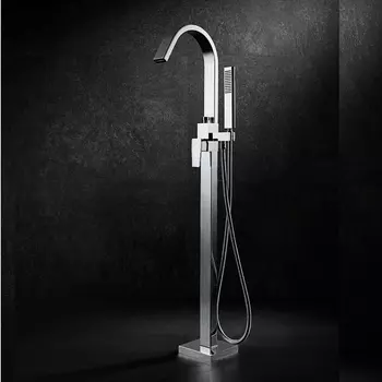 Смеситель напольный для ванны Black&White U3311 хром
