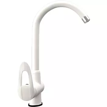 Смеситель с дозатором Ulgran Quartz UQ-006-01+U-01-341 белый