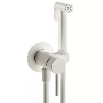 Смеситель с гигиеническим душем Plumberia Selection IXO XO2000BO белый матовый