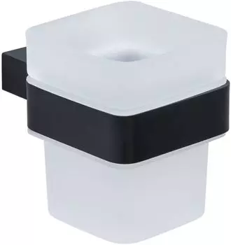 Стакан для зубных щеток Allen Brau Infinity 6.21002-31 белый, черный