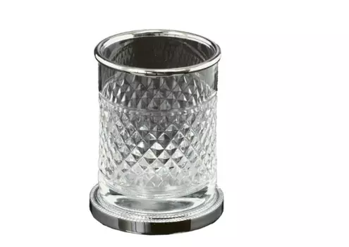 Стакан для зубных щеток Boheme Crystal 10217 хром