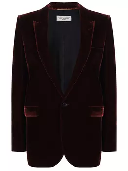 Пиджак велюровый SAINT LAURENT