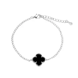 Браслет из серебра с керамикой TC-B02028-B-W-X-X-X