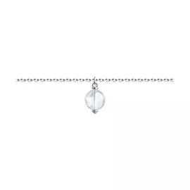 Браслет из серебра с кристаллами swarovski и перламутром с родированием 94050681