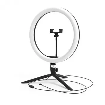Офисная настольная лампа на треноге светодиодная питание от USB 15W 5V USB Gauss Ring Light RL003