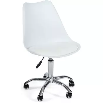 Офисное кресло (mod.106) белый/хром (металл/пластик/PU) Tetchair 112091 13195