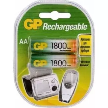 Аккумулятор GP 180AAHC AA NiMH 1800mAh (2шт)