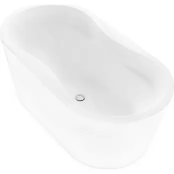 Акриловая ванна BelBagno 160x80 слив-перелив хром (BB407-1600-800)