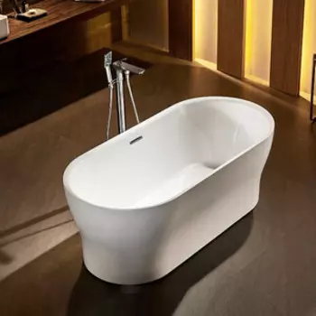 Акриловая ванна BelBagno 170x80 слив-перелив хром (BB405-1700-800)
