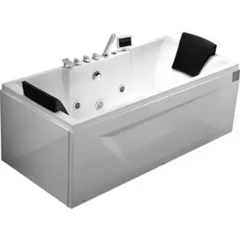 Акриловая ванна Gemy 175x85 с гидромассажем (G9065 K R)
