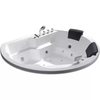 Акриловая ванна Gemy 185x160 с гидромассажем (G9053 K)