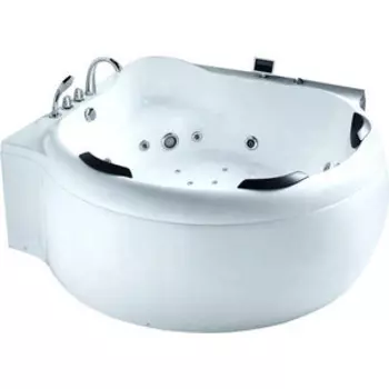 Акриловая ванна Gemy 185x185 с гидромассажем (G9088 K)