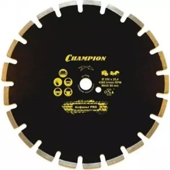 Алмазный диск Champion 350х25.4мм Asphafight (C1630)